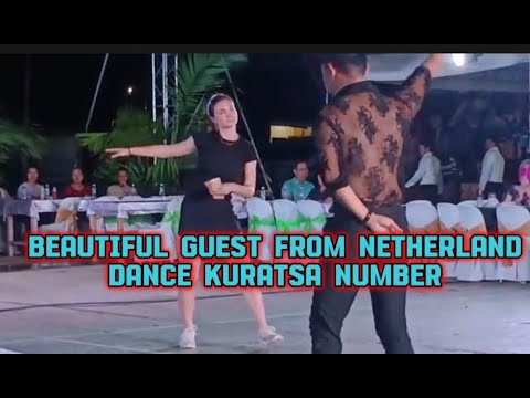 DALAGANG FOREIGNER FROM NETHERLAND SUMAYAW NG KURATSA (BEAUTIFUL DUTCH NATIONAL DANCE KURATSA .)