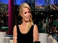 Paris Hilton on David Letterman May 2013