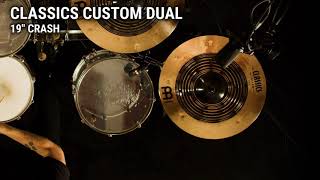 Classics Custom Dual Crash Cymbal-18 in.-No Style