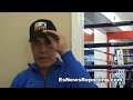 joe goossen talks when emanuel steward met Mr T