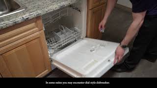 How to use your unit's dishwasher