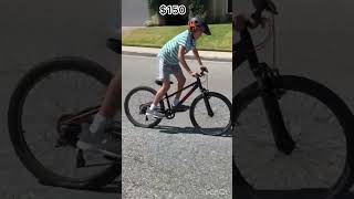 My Least Expensive To Most Expensive Bike