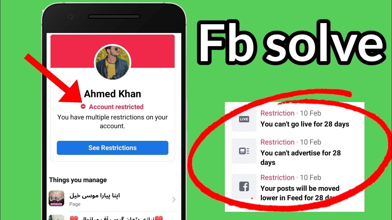 How To Remove Restricted From Facebook Account | Account How To Remove Restricted From Facebook Account | Account