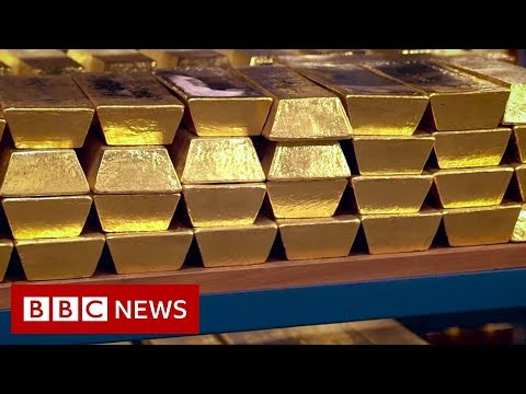 Rare look inside Bank of England's gold vaults - BBC News