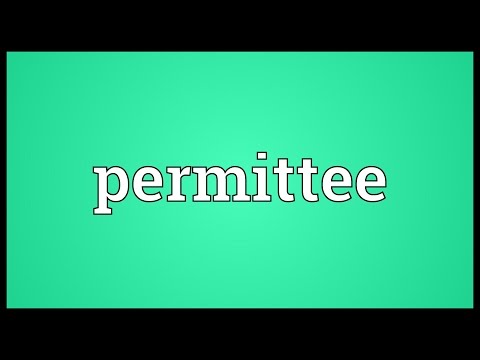 Header of permittee