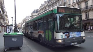 Paris Bus Ratp Renault Agora L On Rt.27 Luxembourg To Musée Du Louvre