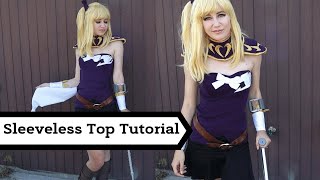 Sleeveless Top Cosplay Tutorial - Lucy Heartfilia Fairytail