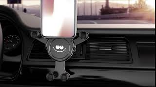 Baseus Emoji Gravity Car Phone Holder For iPhone X 8 Samsung S9 S8 Mount Car Holder For Phone In Car