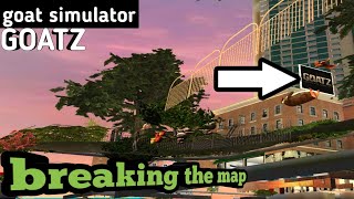 How To Break The Map Goat Simulator Goatz Ios