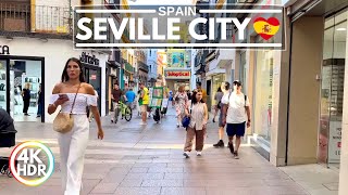 Sevilla Seville In Spain July 2024, A Beautiful Summer Walk In 4K Hdr 60Fps