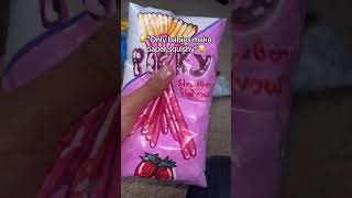 Strawberry Pocky Sticks Paper Squishy