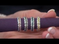 Diamond Textured Band Ring Sterling, 1/10 ct tw by Affinity with Mary Beth Roe