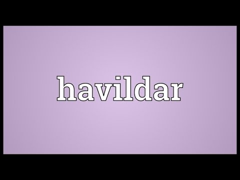 Header of havildar