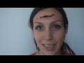 Maquillage d'Halloween : effets spéciaux - coupure