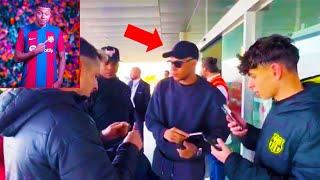 KYLIAN MBAPPE was spotted at Barcelona! 😱 Does Barcelona Hijack The Frenchman fr