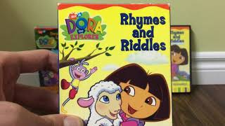 Comparison Video Dora The Explorer Rhymes And Riddles 2003 Vhs And Dvd