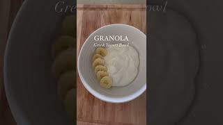 Greek Yogurt Bowl