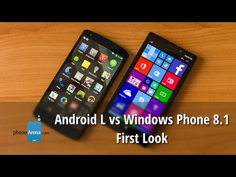 Android L vs Windows Phone 8.1: First Look