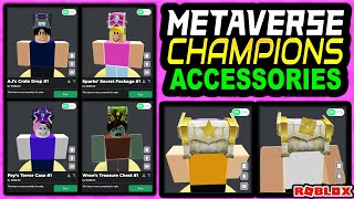ALL PRIZE ACCESSORIES & INFO! ROBLOX METAVERSE CHAMPIONS EVENT! STARTS APRIL 15T