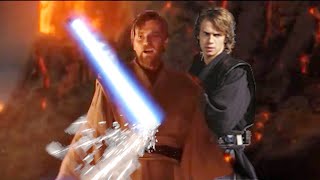 Anakin Kills Kenobi On Mustafar