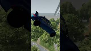 Juegos De Carros - Beamng Drive Carro Azul - Caidas Extramas De Carros