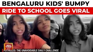 Bengaluru Potholes Viral Video By School Children Highlights Road Woes India Today News