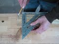 The basics on a Speed square
