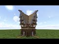 Minecraft Build : Nhà Thời Trung Cổ Nhà - Medieval House -Timelapse