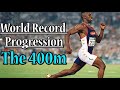 World Record Progression: The 400m