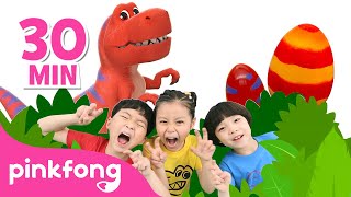 💃🕺 Dance & Sing Along With Dinosaurs + More! | Easter Special Compilation | Pinkfong Kids Songs
