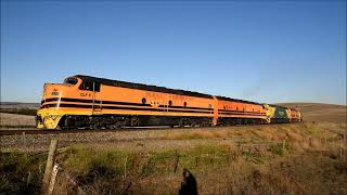 Rail Action In The Adelaide Hills With Onerail Streamliner Locomotives Clp17, Clp8 And Clf6 280422