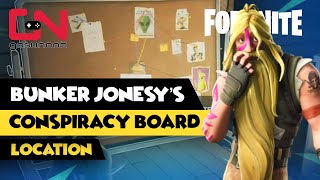 Bunker Jonesys Conspiracy Board Location - Fortnite Season 7
