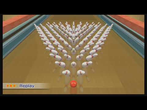 Wii Sports Resort - Bowling (100 Pins) Secret Strike!
