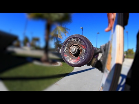WORST BEARINGS AT THE PARK | SKATING THE BIG BOWL!