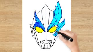 Menggambar Dan Mewarnai Ultraman Blazar Drawing And Coloring Ultraman Blazar