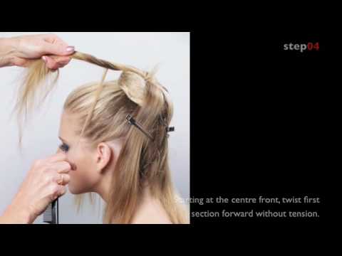 Step by Step Upstyles from Long Hair Volume Two by Sharon Blain, 