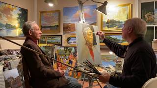 Peter Davies- An oil Portrait from life By Brian Keeler