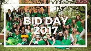 Gamma Chi Delta Bid Day Trinity University 2017