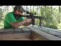 Shooting Bushmaster AR15 Remington .223 ammo with Leupold Mark 4 CQ/T
