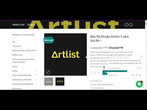 Bán Tài Khoản Artlist 1 năm Giá Rẻ Share account Artlist