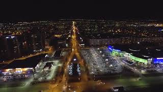 Видео город Волжский: перекресток улиц Мира и Александрова от Videolet Art, Набережная улица, Волжский, Россия