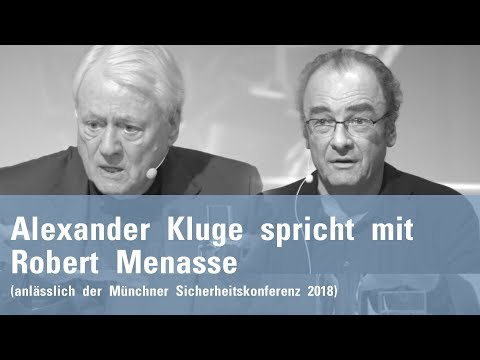 Alexander Kluge spricht mit Robert Menasse über die EU
