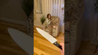 Fake Knife Prank On My Little Sister