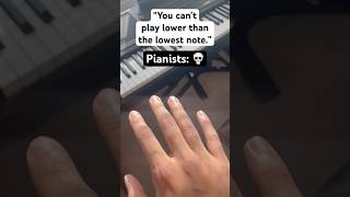 What If A Piano Played Below Its Lowest Note?