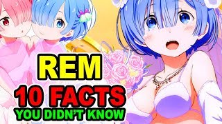 10 Things You Didn?t Know About REM! Re:Zero Starting Life in Another World 10 Facts You Didn't Know