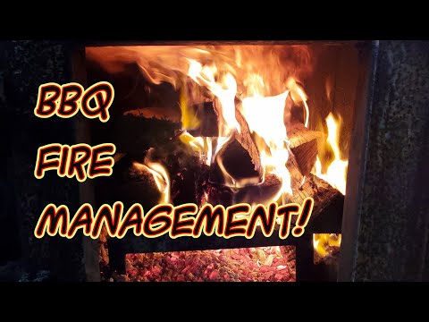 SDSBBQ - How Much Wood I Use Smoking Meat and Wood Burning Fire Management