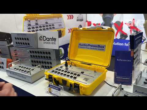 ISE 2022: AudioPressBox Introduces Portable Analog and Dante Enabled Pressbox, the APB-216 C-D