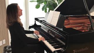 J.S. Bach: Flute Solo from St. Matthew's Passion “Aus Liebe will mein Heiland sterben” for piano