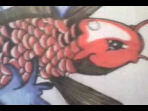This is my koi fish draw thanks for watching