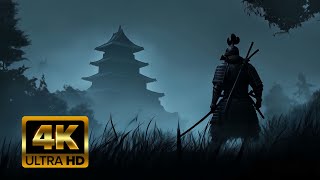 Samurai & Ancient Pagoda 4K Wallpaper Feudal Japan Mystique For Pc